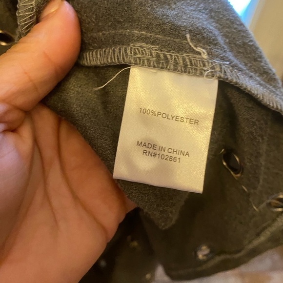 NWOT ADORE LONG FAUX SUEDE TRENCH COAT SIZE XL - Picture 6 of 8